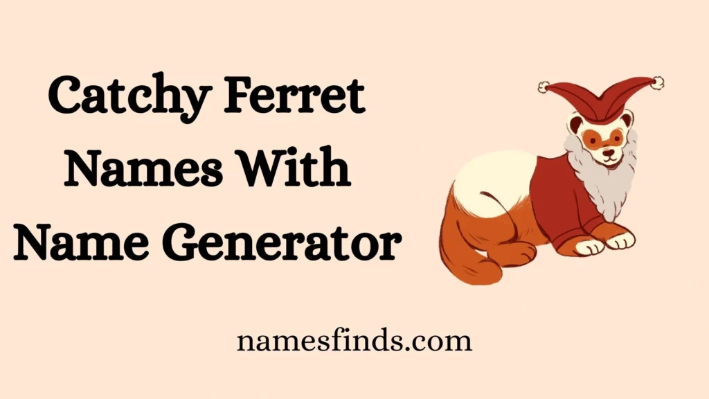 Catchy Ferret Names With Name Generator