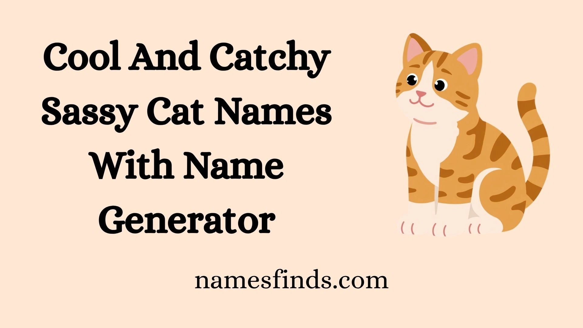 Cool And Catchy Sassy Cat Names With Name Generator