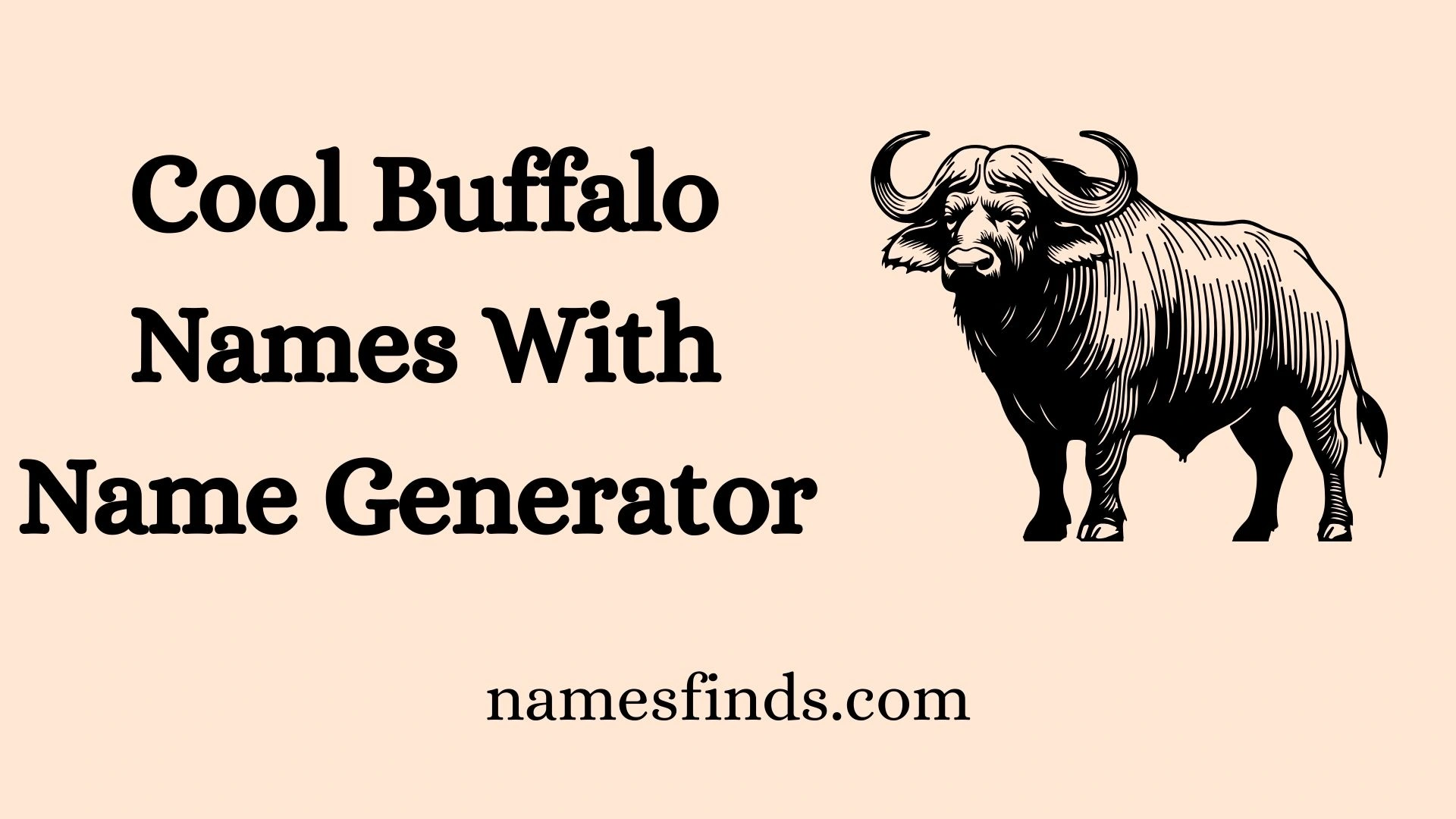 Cool Buffalo Names With Name Generator