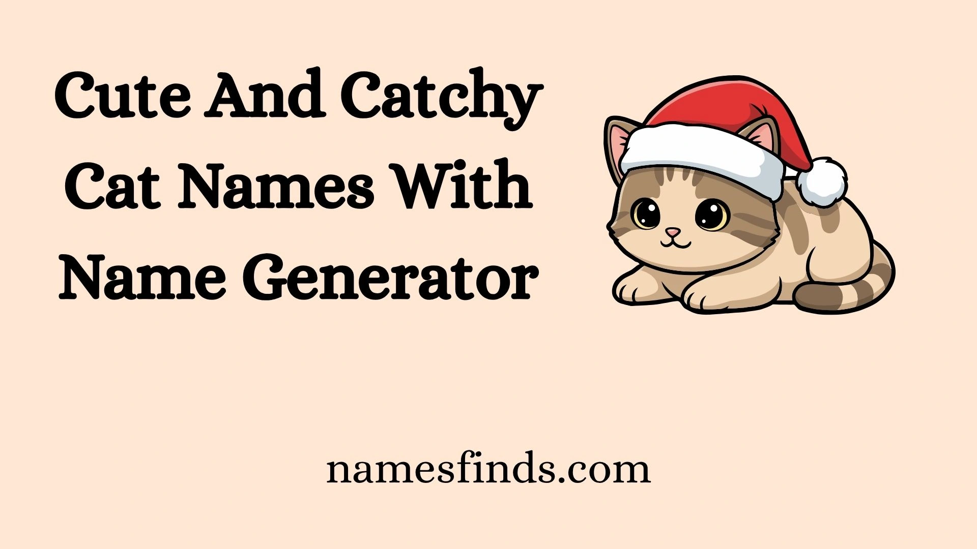 Cute And Catchy Cat Names With Name Generator