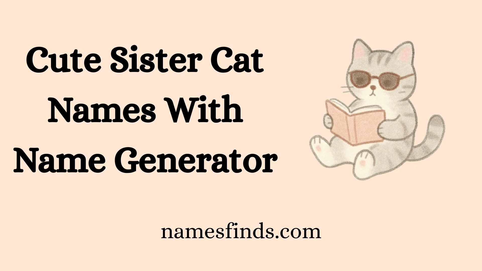 Cute Sister Cat Names With Name Generator