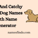 Cool And Catchy Lazy Dog Names With Name Generator