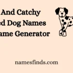 Cool And Catchy Spotted Dog Names With Name Generator