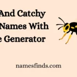 Cool And Catchy Wasp Names With Name Generator