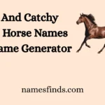 Cool And Catchy Brown Horse Names With Name Generator